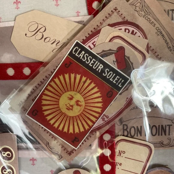 Jolee Boutique Paris Ephemera Collection for junk journals, scrapbooks, collages - Picture 5 of 12